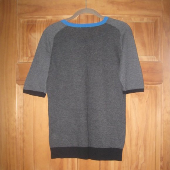 Halogen Colorblock Short Sleeve Sweater - Picture 2 of 2